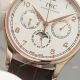 Replica IWC Portuguese Moonphase Gold Case White Face Watch (2)_th.JPG